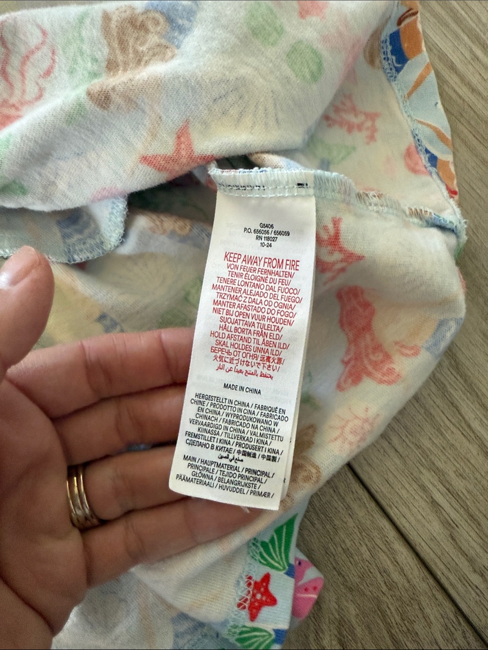 Mini Boden Girls Mermaid Print Twirly Jersey Dress 3-4Y - Picture 6 of 7